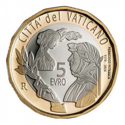Coffret 5 euros Vatican 2024 BE - Francesco Petrarca.