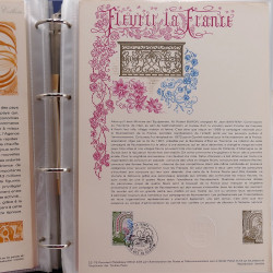 Collection documents premier jour de France 1978-1979 complet en un album.