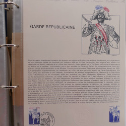Collection documents premier jour de France 1980-1981 complet en un album.