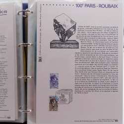 Collection documents premier jour de France 2002-2003 complet en un album.