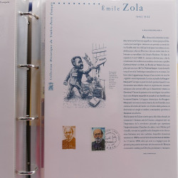 Collection documents premier jour de France 2002-2003 complet en un album.