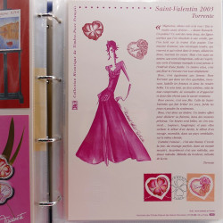 Collection documents premier jour de France 2002-2003 complet en un album.