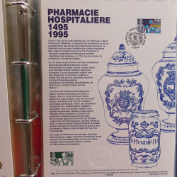 Collection documents premier jour de France 1994-1995 complet en un album.