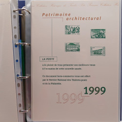 Collection documents premier jour de France 1998-1999 complet en un album.