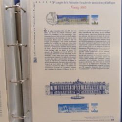 Collection documents premier jour de France 2004-2005 complet en un album.