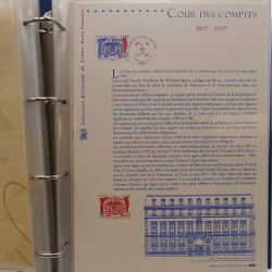 Collection documents premier jour de France 2006-2007 complet en un album.