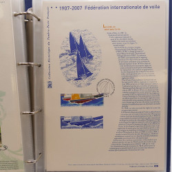 Collection documents premier jour de France 2006-2007 complet en un album.