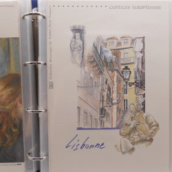 Collection documents premier jour de France 2009-2010 complet en un album.