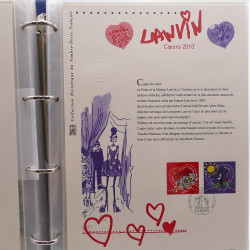 Collection documents premier jour de France 2009-2010 complet en un album.