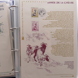 Collection documents premier jour de France 2015 complet en un album.