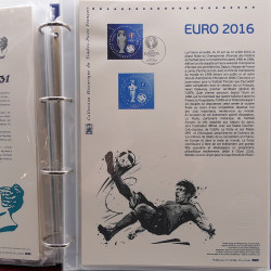 Collection documents premier jour de France 2016 complet en un album.