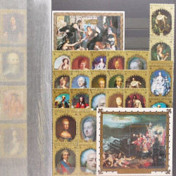 Lot de timbres d'Afrique neufs et oblitérés en un album.