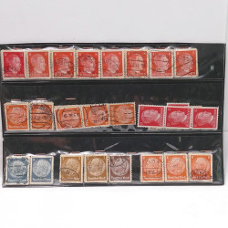 Vrac philatélique de timbres du monde neufs et oblitérés en un carton.