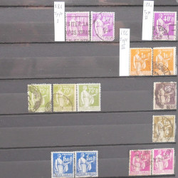 Vrac philatélique de timbres du monde neufs et oblitérés en un carton.