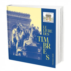 Livre des timbres de France de l'année 2025.