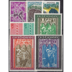 Andorre Français timbres d'année 1971 complète N°209-216 neuf**.