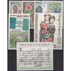 Andorre Français timbres d'année 1978 complète N°267-273 neuf**.
