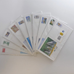 Lot de 500 enveloppes prêt à poster France commémoratives en une boite.