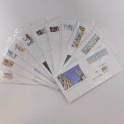 Lot de 500 enveloppes prêt à poster France commémoratives en une boite.