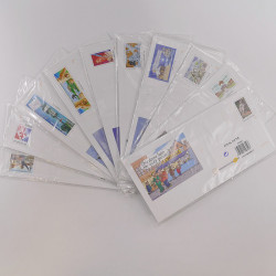 Lot de 500 enveloppes prêt à poster France commémoratives en une boite.