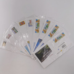 Lot de 100 enveloppes prêt à poster France commémoratives.