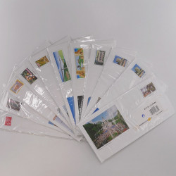 Lot de 100 enveloppes prêt à poster France commémoratives.