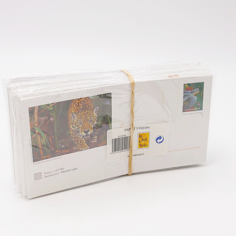 Lot de 100 enveloppes prêt à poster Internationale commémoratives.