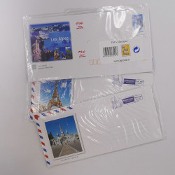 Lot d'entiers postaux et enveloppes prêt à poster France commémoratives en une boite.