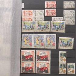 Lot de timbres de France 1963-1979 neufs et oblitérés en un album.