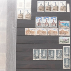 Lot de timbres de France 1963-1979 neufs et oblitérés en un album.