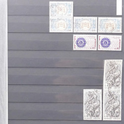 Lot de timbres de France 1963-1979 neufs et oblitérés en un album.