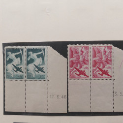 Collection timbres de France 1945-1960 oblitérés en album Safe.