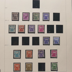 Collection timbres de France 1945-1960 oblitérés en album Safe.
