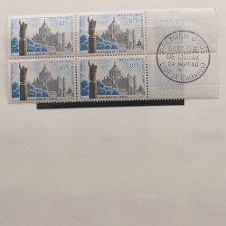 Collection timbres de France 1945-1960 oblitérés en album Safe.