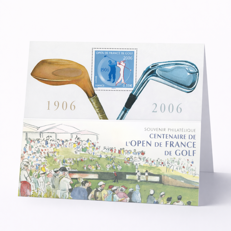 Bloc souvenir N°13 Golf - Centenaire de l'Open de France neuf**.