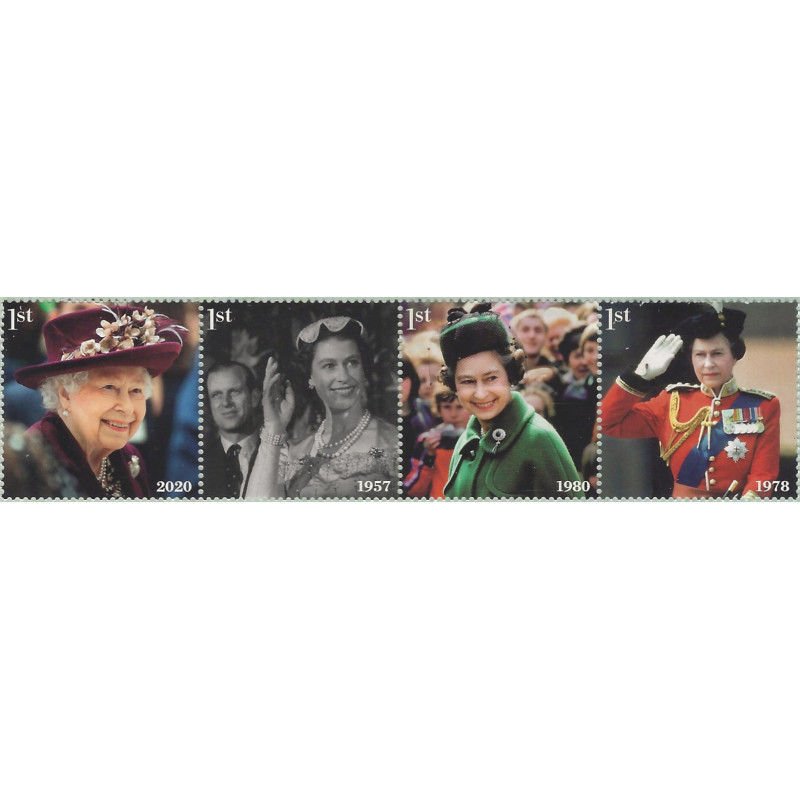 Grande Bretagne 70 ans de la règne Elisabeth II timbres N°5311-5314 neuf**.