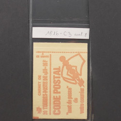 Lot de 59 carnets de timbres de France 1974-1991 en un album.