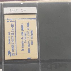 Lot de 59 carnets de timbres de France 1974-1991 en un album.