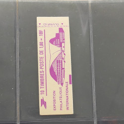 Lot de 59 carnets de timbres de France 1974-1991 en un album.
