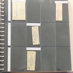 Lot de 59 carnets de timbres de France 1974-1991 en un album.