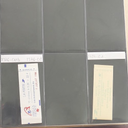 Lot de 59 carnets de timbres de France 1974-1991 en un album.