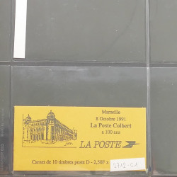 Lot de 59 carnets de timbres de France 1974-1991 en un album.