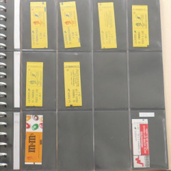 Lot de 59 carnets de timbres de France 1974-1991 en un album.