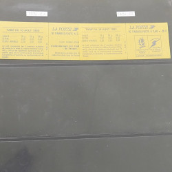Lot de 59 carnets de timbres de France 1974-1991 en un album.