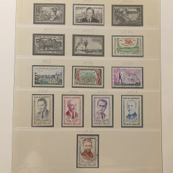 Collection timbres de France 1960-1974 neufs et oblitérés en album Lindner.