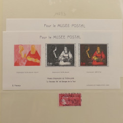 Collection timbres de France 1960-1974 neufs et oblitérés en album Lindner.