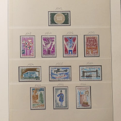 Collection timbres de France 1960-1974 neufs et oblitérés en album Lindner.