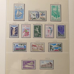 Collection timbres de France 1960-1974 neufs et oblitérés en album Lindner.