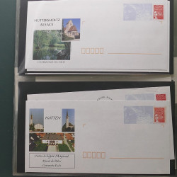 Collection entiers postaux de France 1997-2003 en album Lindner.