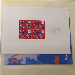 Collection entiers postaux de France 1997-2003 en album Lindner.